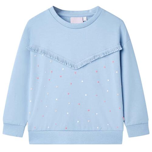 Sweatshirt til børn str. 104 blå