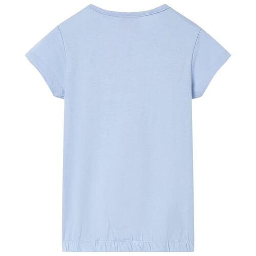 T-shirt til børn str. 92 blå
