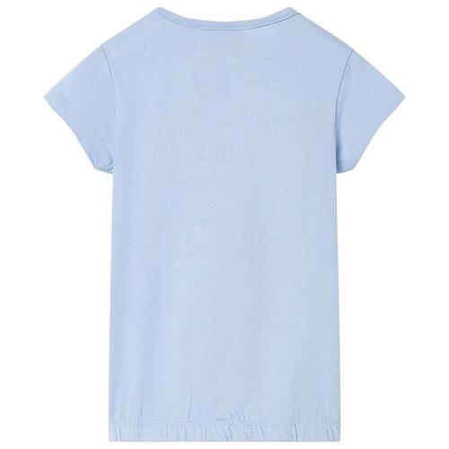 T-shirt til børn str. 116 blå