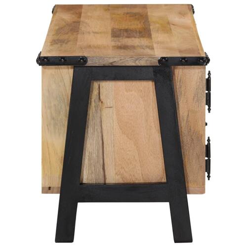 Tv-bord 110x35x40 cm massivt mangotræ