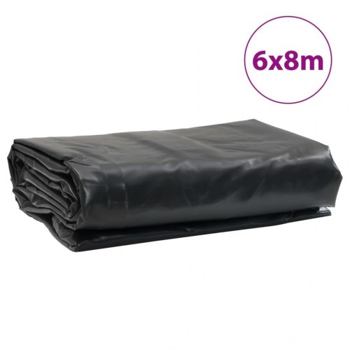 Presenning 6×8 m - 650 g/m² antracitgrå