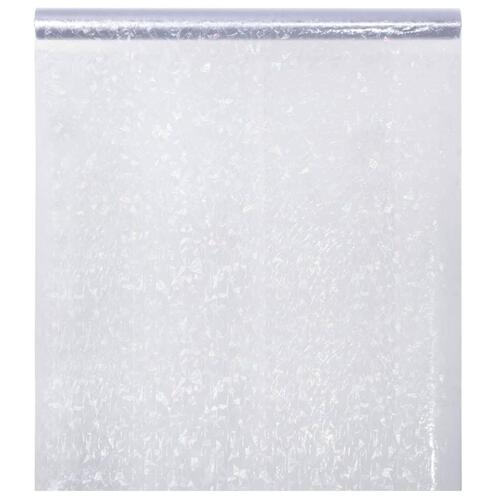 Vinduesfolie 45x500 cm PVC 3D-regnbuemønster matteret