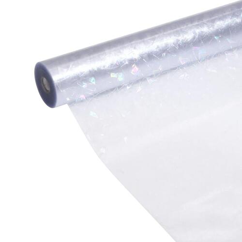 Vinduesfolie 45x2000 cm PVC 3D-regnbuemønster matteret