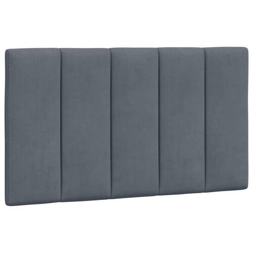 Sengeramme uden madras Mørkegrå 90x190 cm Fløjl