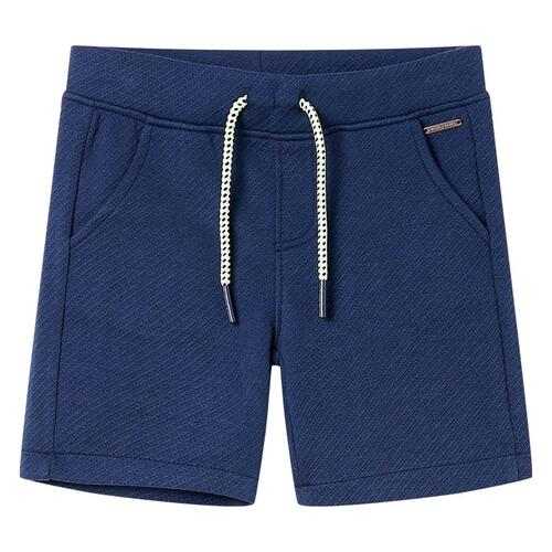 Shorts til børn str. 92 med snøre mørkeblå