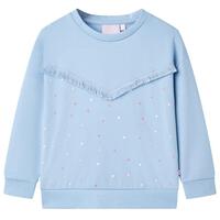 Sweatshirt til børn str. 140 blå