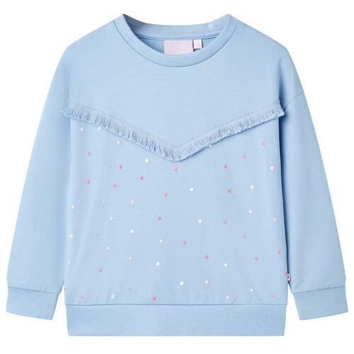 Sweatshirt til børn str. 140 blå
