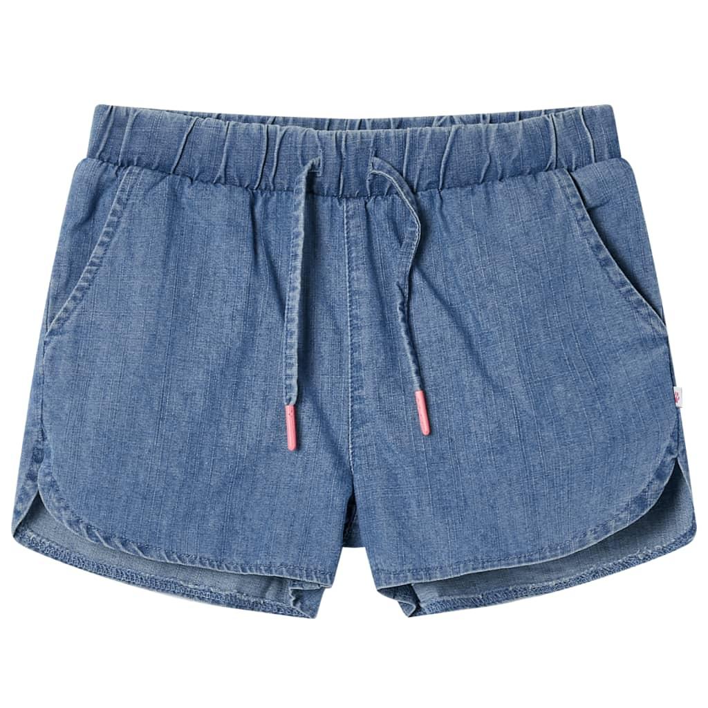 Shorts til børn str. 92 denimblå