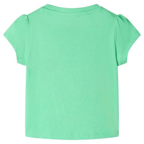 T-shirt til børn str. 140 lysegrøn