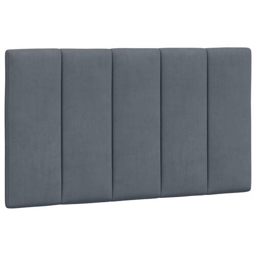 Sengeramme uden madras Mørkegrå 90x200 cm Fløjl