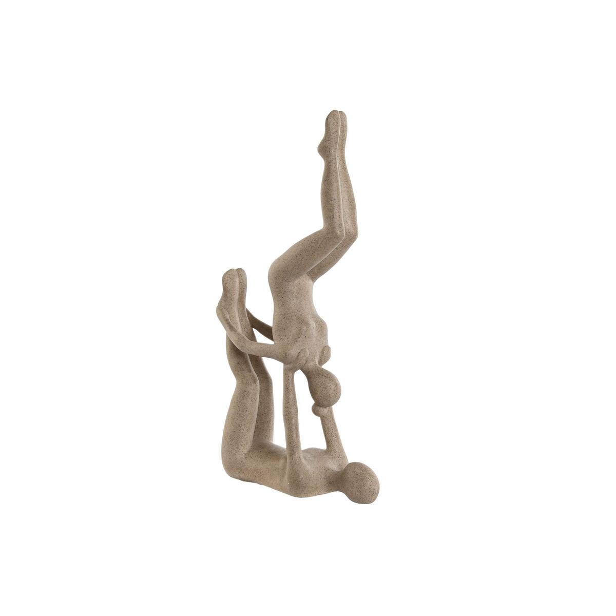 Dekorativ figur - Yoga, beige, 21,4 × 8,8 × 40 cm