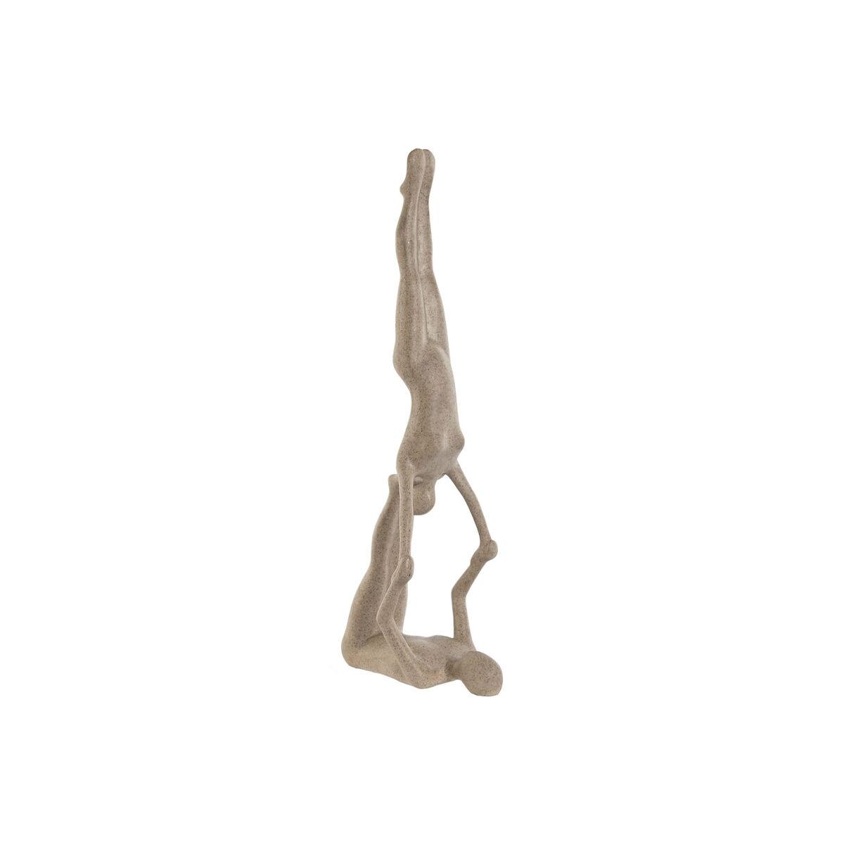 Dekorativ figur - Yoga, beige, 29,5 × 8 × 28 cm