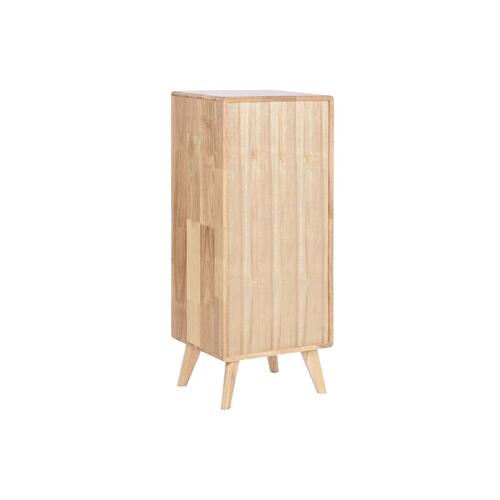 Kommode Home ESPRIT Natur Metal Gummitræ 40 x 30 x 78 cm