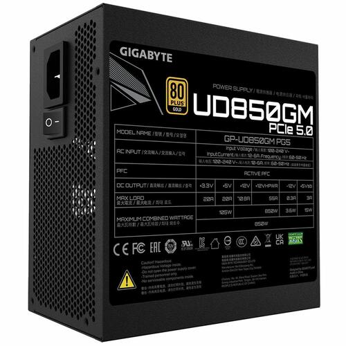 Strømforsyning Gigabyte GP-UD850GM PG5W