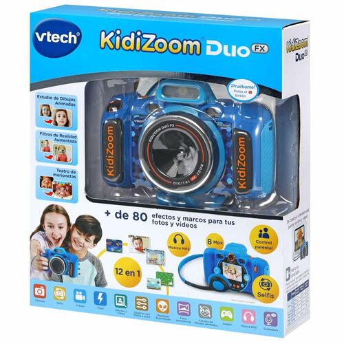 Legetøjskamera til børn Vtech Kidizoom Duo DX Blå