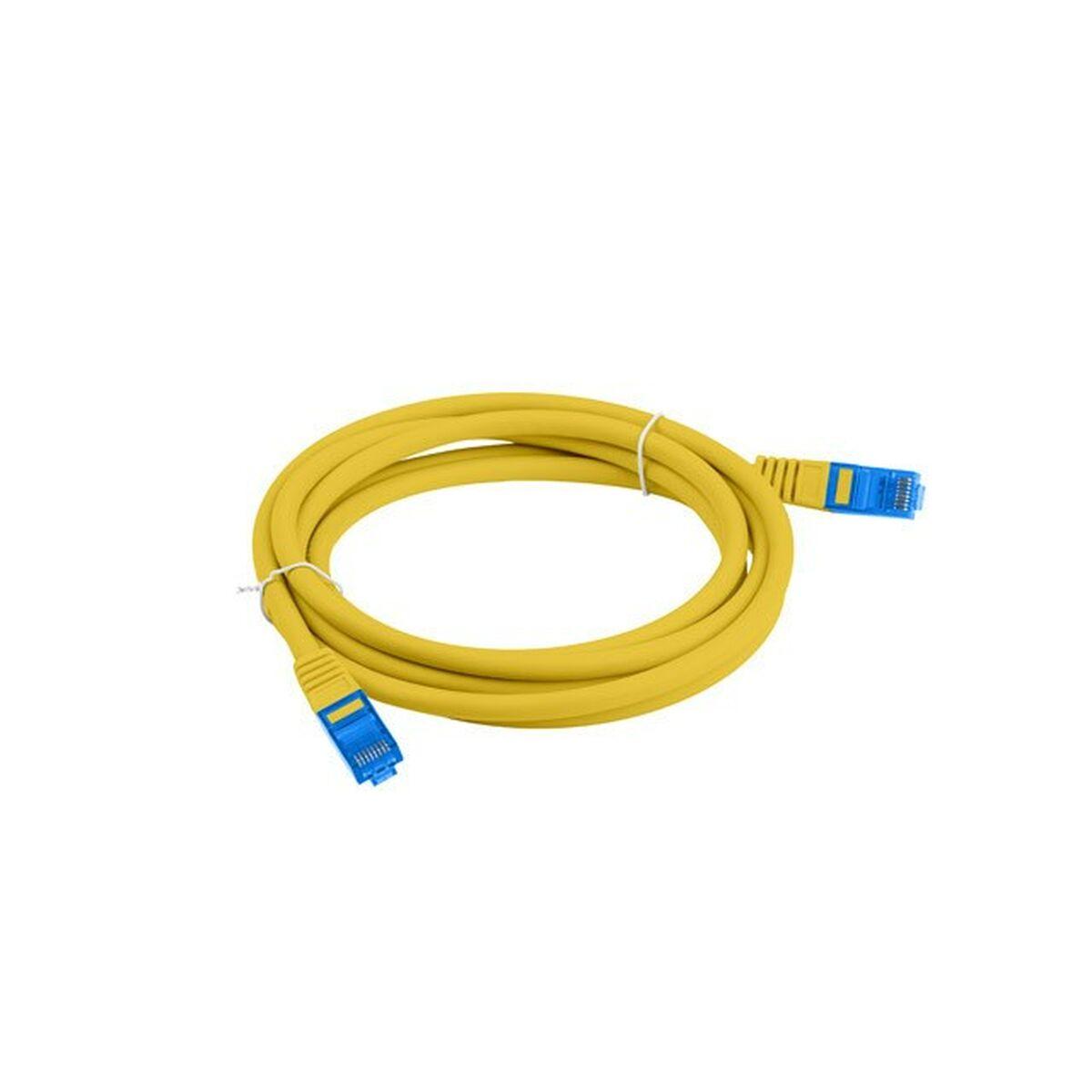 UTP kategori 6 stift netværkskabel Lanberg PCF6A-10CC-0300-Y Gul 3 m