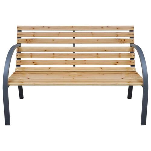 Havebænk 112 cm massivt fyrretræ