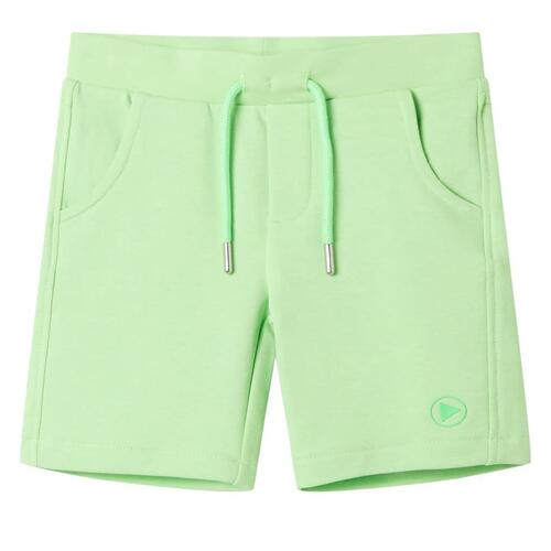 Shorts til børn str. 104 lysegrøn
