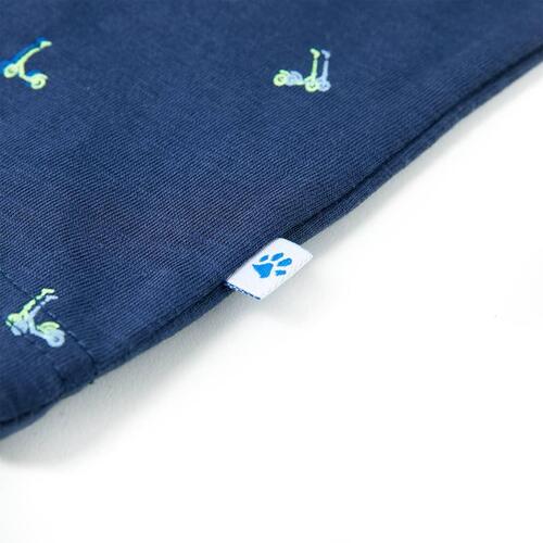 T-shirt til børn str. 92 mørkeblå