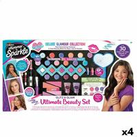 Makeup Sæt til Børn Cra-Z-Art Shimmer 'n Sparkle Glitz and Glam 44,5 x 3,5 x 22,5 cm 4 enheder