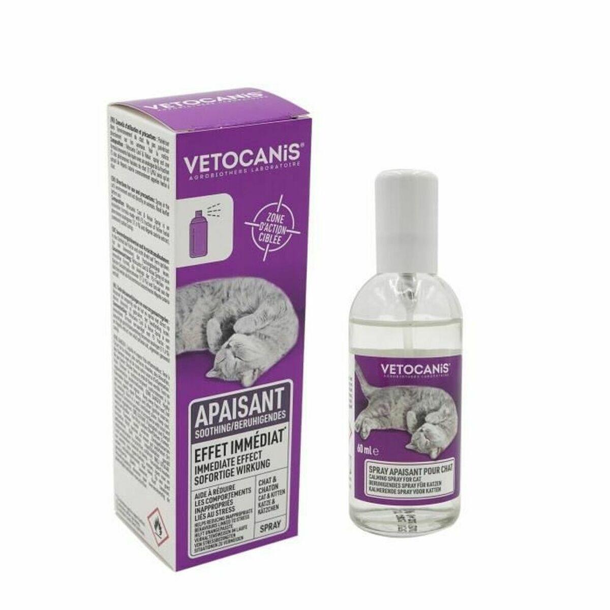 Beroligende spray til kat - Vetocanis 60 ml
