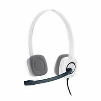 Hovedtelefoner med mikrofon Logitech Hvid