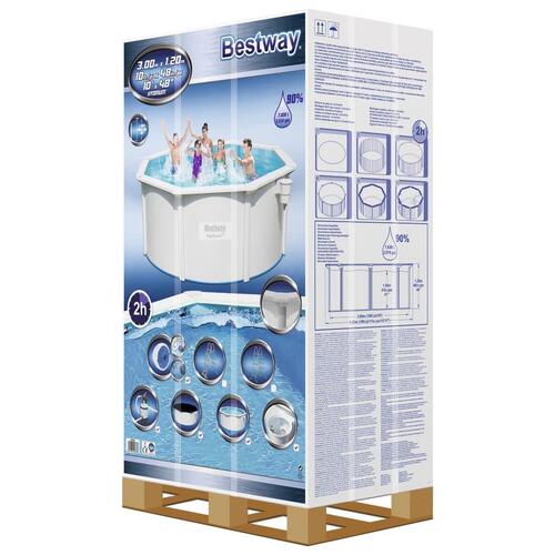 Bestway Hydrium swimmingpoolsæt 300x120 cm