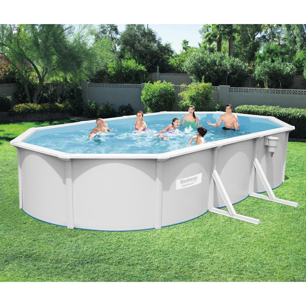 Hydrium fritstående pool 610x360x120 cm oval