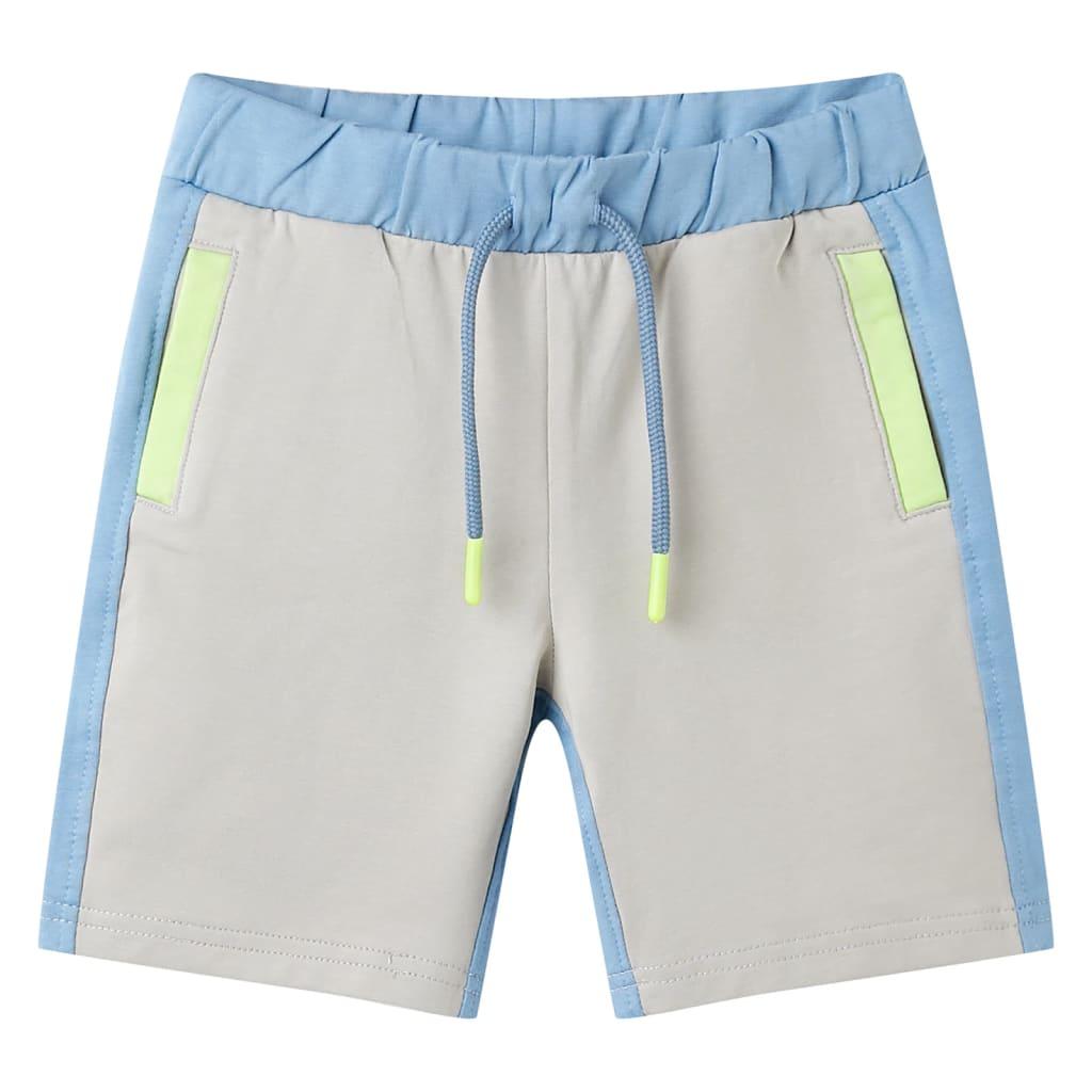 Shorts til børn str. 140 med snøre blå