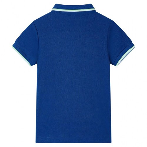 Poloshirt til børn str. 140 - mørkeblå
