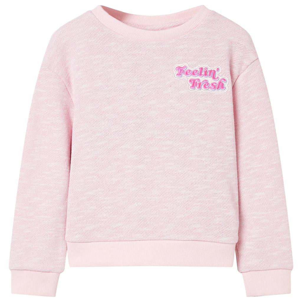 Sweatshirt til børn str. 128 lyslilla