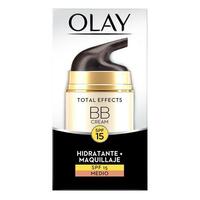 Fugtighedscreme med Farve Olay Total Effects Bb Cream Spf 15 50 ml Medium (50 ml)