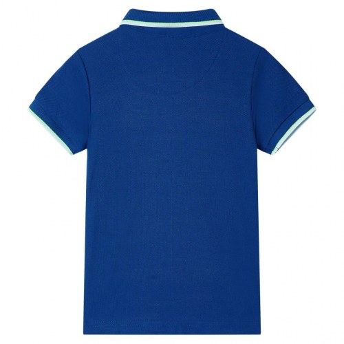 Poloshirt til børn str. 116 - mørkeblå
