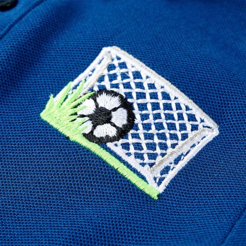 Poloshirt til børn str. 92 mørkeblå