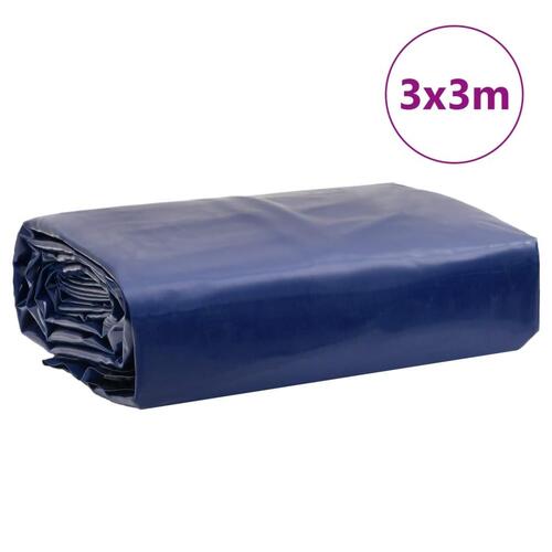 Presenning 3x3 m 650 g/m² blå