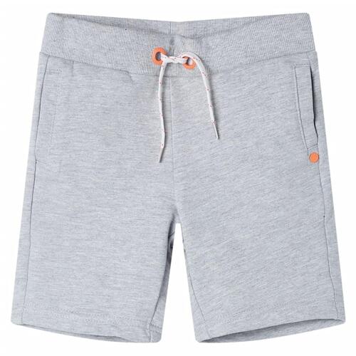 Shorts til børn str. 140 med snøre grå