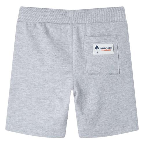 Shorts til børn str. 140 med snøre grå
