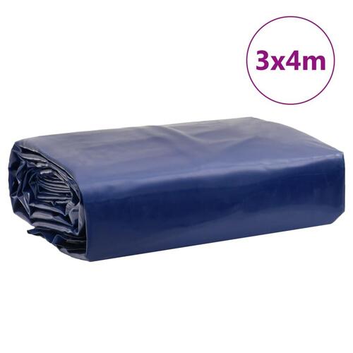 Presenning 3x4 m 650 g/m² blå
