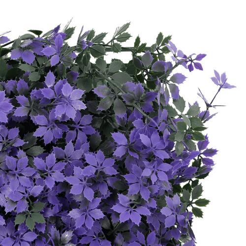 Hegn med kunstige blade 6 stk. 40x60 cm lilla