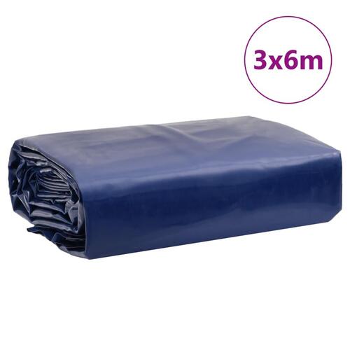 Presenning 3x6 m 650 g/m² blå