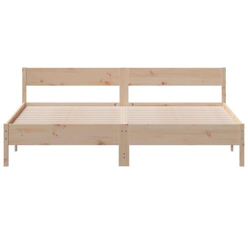 Sengeramme uden madras 180x200 cm massivt fyrretræ