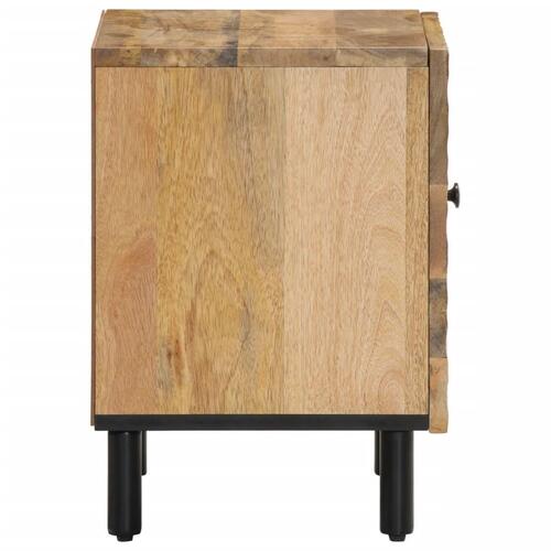 Sengeborde 2 stk. 40x33x46 cm massivt mangotræ