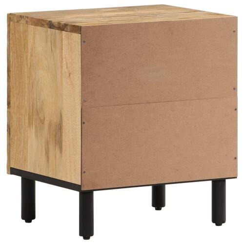 Sengeborde 2 stk. 40x33x46 cm massivt mangotræ