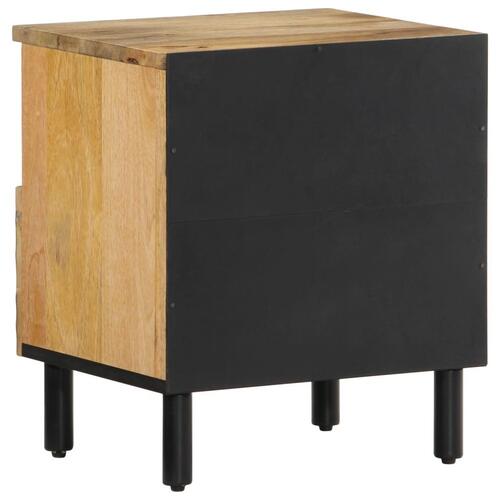 Sengebord 40x33x46 cm massivt mangotræ