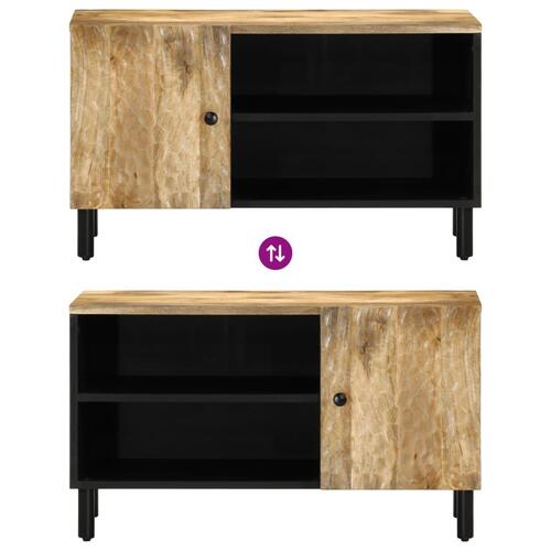 Tv-bord 80x31x46 cm massivt mangotræ