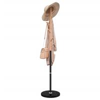 Stumtjener 172 cm pulverlakeret jern sort