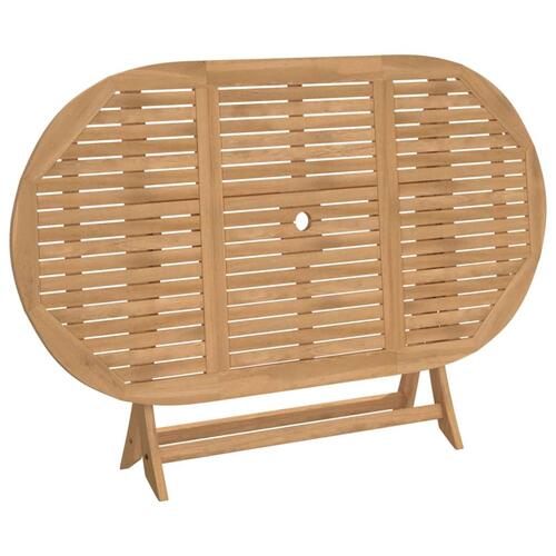 Foldbart havebord 160x85x75 cm massivt akacietræ