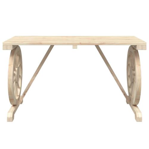 Havebord 115x55x65 cm massivt grantræ
