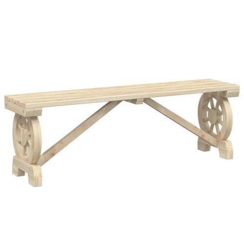 Havebænk 115 cm massivt fyrretræ