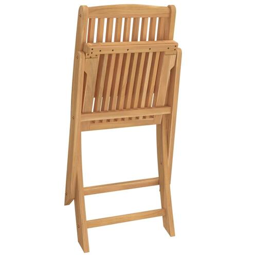 Foldbare havestole 4 stk. 57x49x90 cm massivt akacietræ